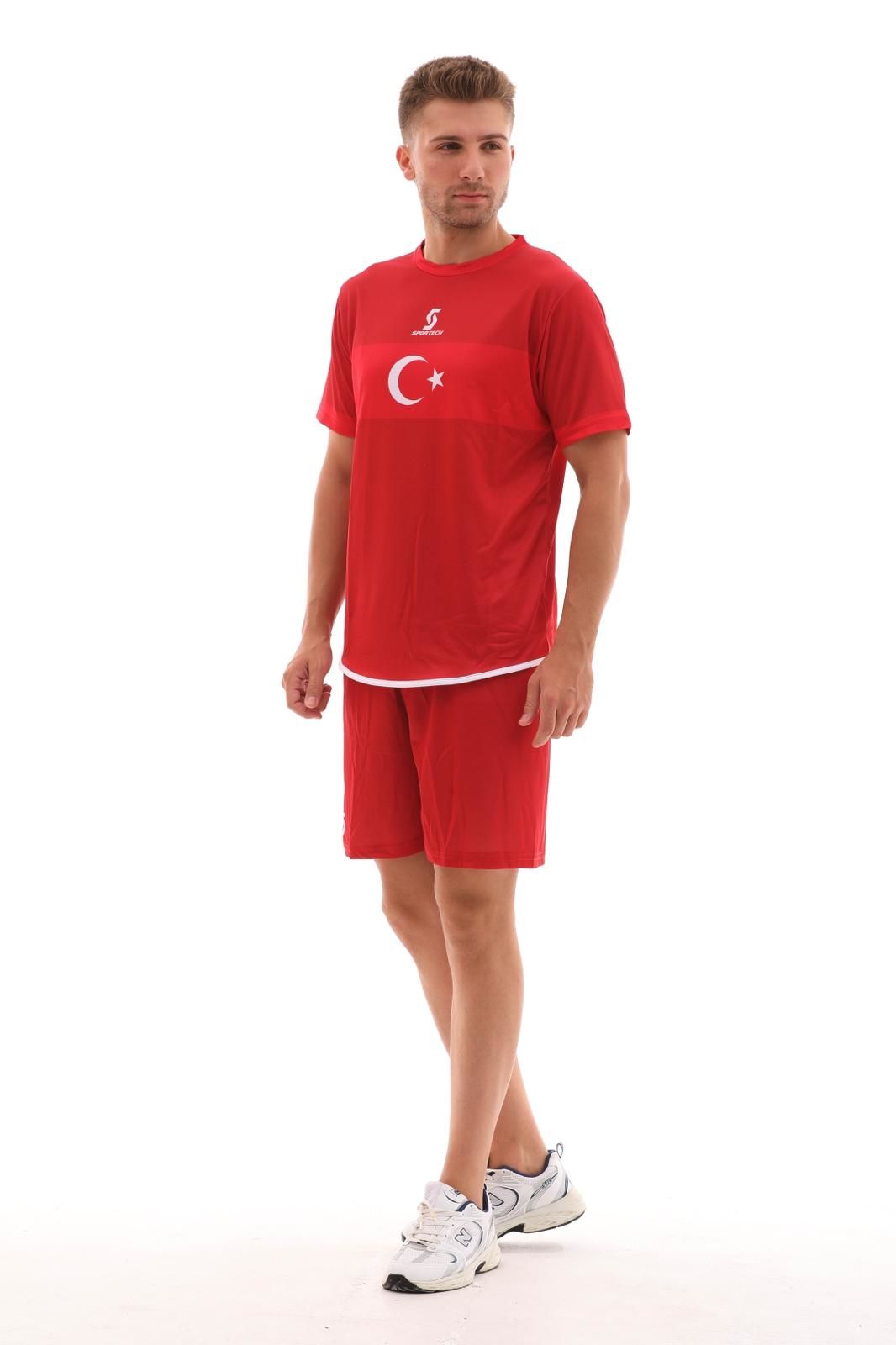 K0141 TÜRKİYE MİLLİ TAKIM FORMASI KIRMIZI (TEK KELİME ISİM VE NUMARA YAZILIR)