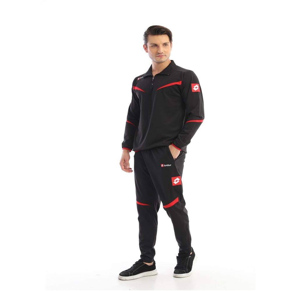 Eşofman Takımı, Lotto SUİT TEAM ANT PL BLACK/RED, N8162 2XL