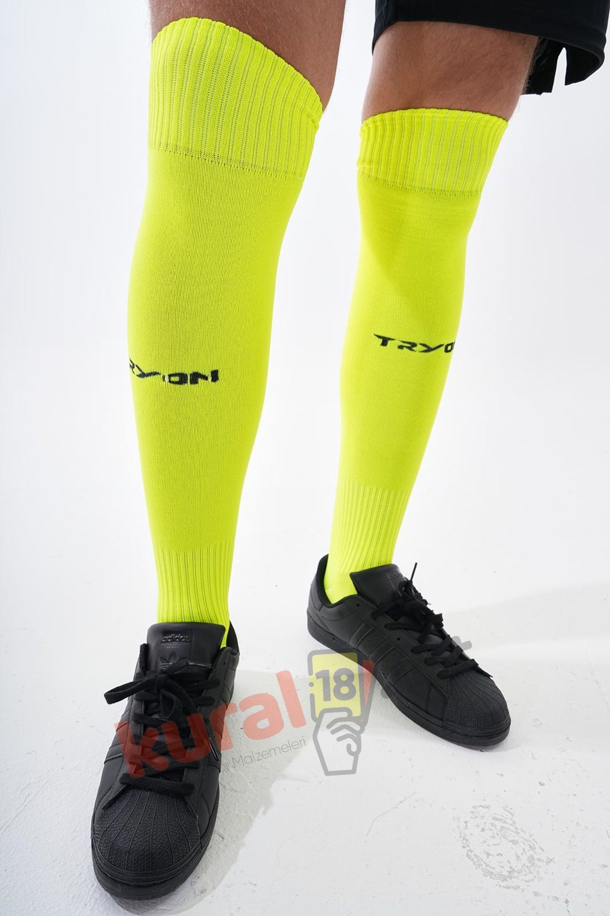 Tryon Hakem ve Futbolcu Konç, Profesyonel Tozluk, Neon Sarı