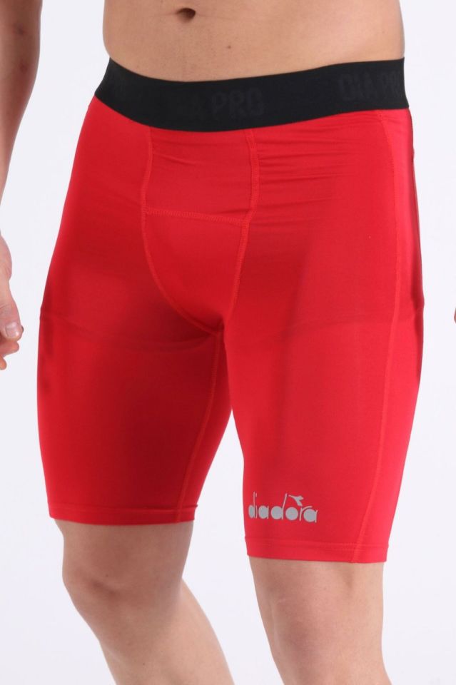 Diadora Flatron Pro Kısa  Şort Altı Tayt Kırmızı