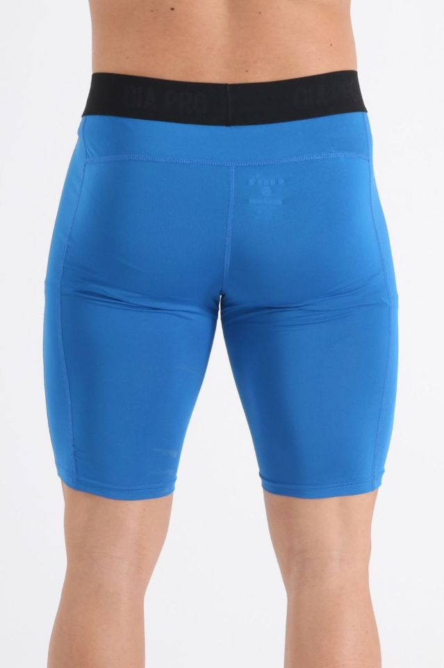 Diadora Flatron Pro Kısa  Şort Altı Tayt Mavi