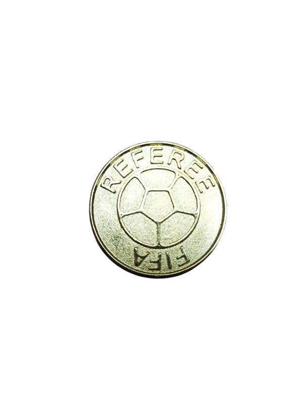 Gold Renk Metal Fifa-Referee Top Kale Parası