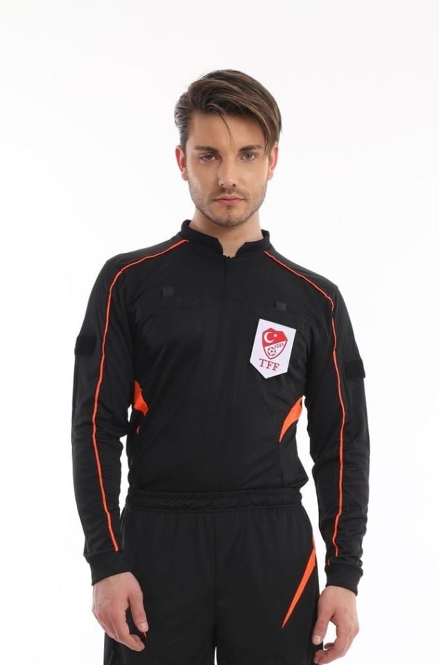 Kural18 UZUN KOL Siyah Aday ve İl Hakem Forması K0103