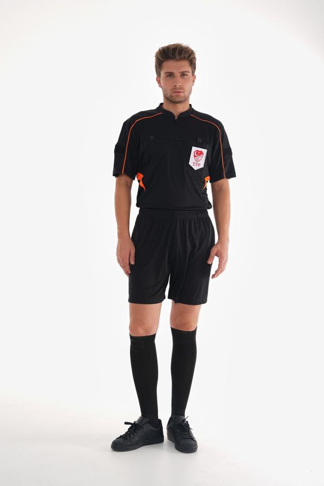 TFF Çantalı  UZUN KOL 3'lü Hakem Forma Seti
