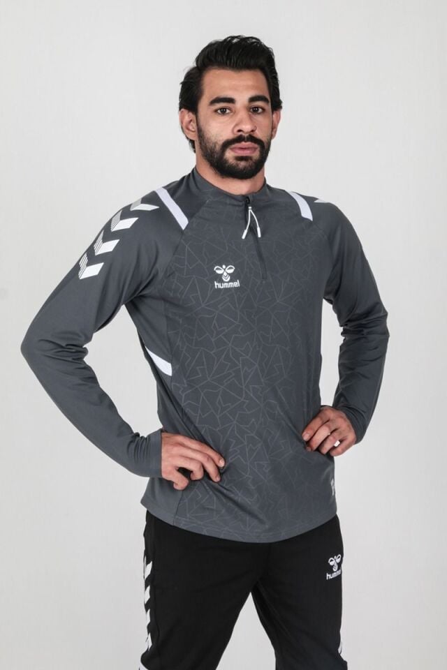 HUMMEL Dream Yarım Fermuar EŞOFMAN ÜSTÜ Antrasit