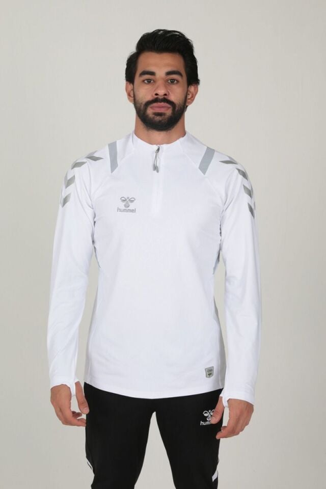 HUMMEL Dream Yarım Fermuar EŞOFMAN ÜSTÜ Beyaz