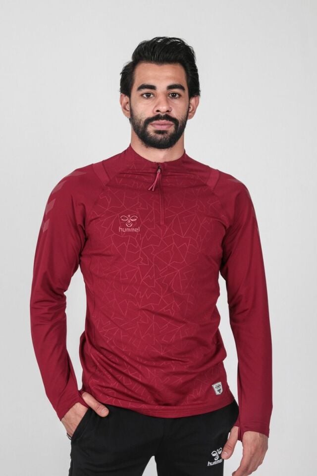HUMMEL Dream Yarım Fermuar EŞOFMAN ÜSTÜ Bordo
