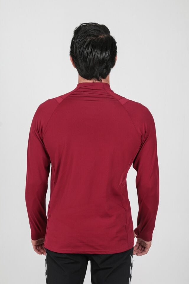HUMMEL Dream Yarım Fermuar EŞOFMAN ÜSTÜ Bordo