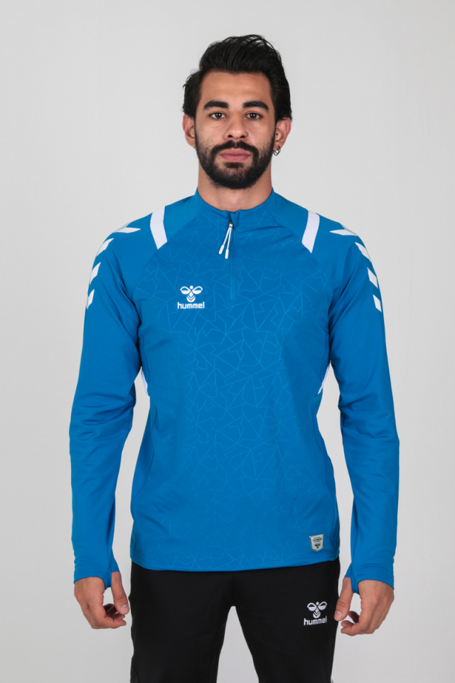 HUMMEL Dream Yarım Fermuar EŞOFMAN ÜSTÜ Mavi