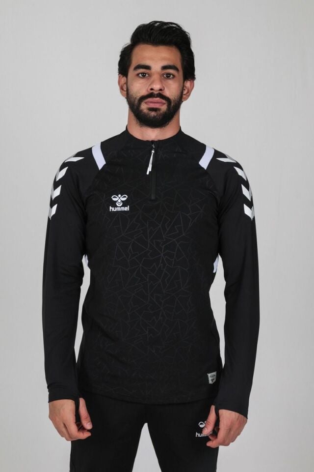 HUMMEL Dream Yarım Fermuar EŞOFMAN ÜSTÜ Siyah
