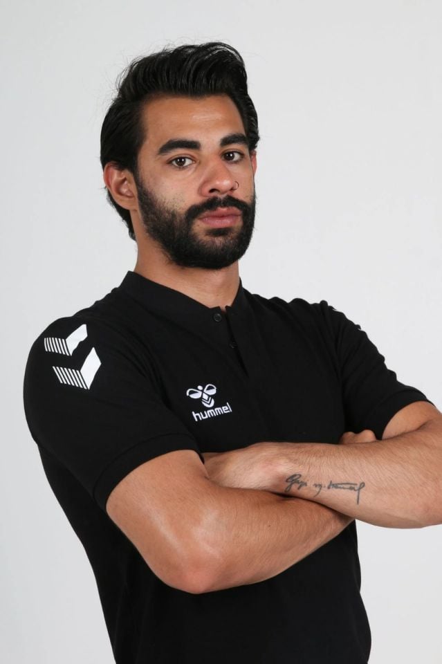 HUMMEL Armin Pamuklu Bebe Yaka Tişört Siyah