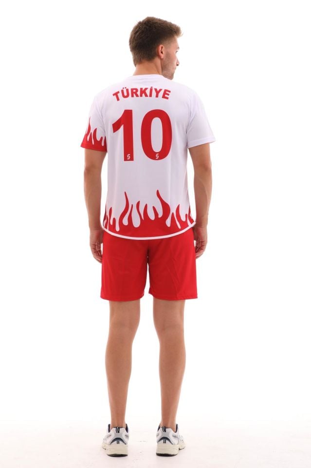 Sportech Beyaz Alevli Türkiye Forma Takımı  R0120