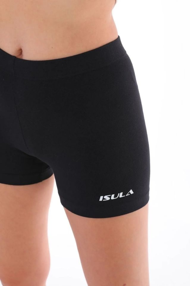 Isula Pamuklu Siyah Kadın Voleybol Taytı