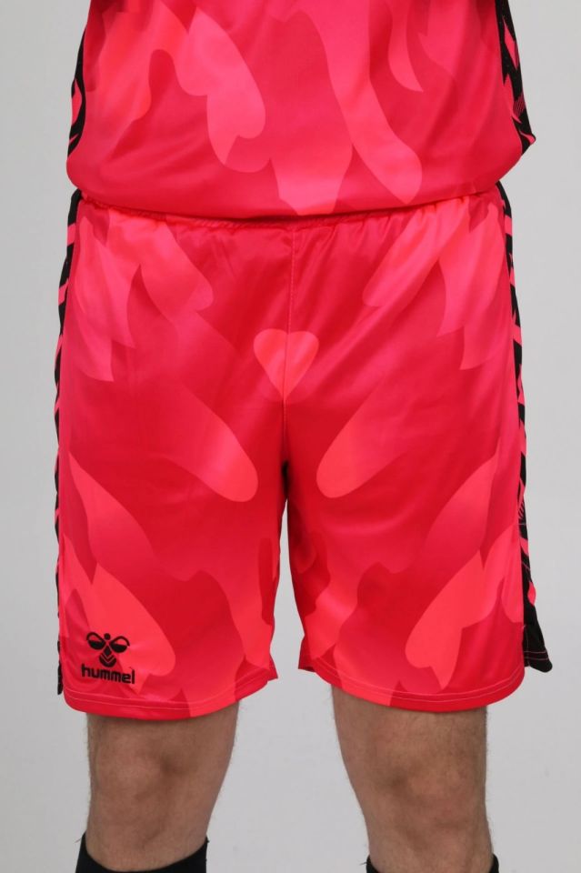 Hummel Elegance Kaleci Şort Nar Çiçeği