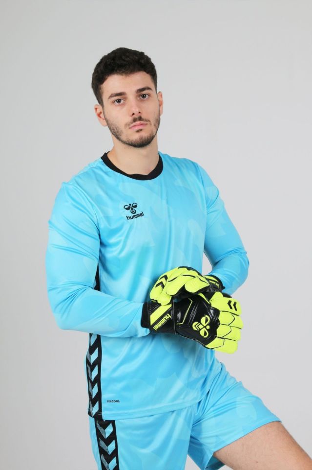 Hummel Elegance Kaleci Tek Üst Forma Buz Mavi