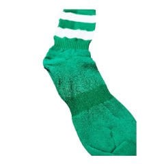 K18 Yeşil Beyaz Parçalı Futbol Tozluğu