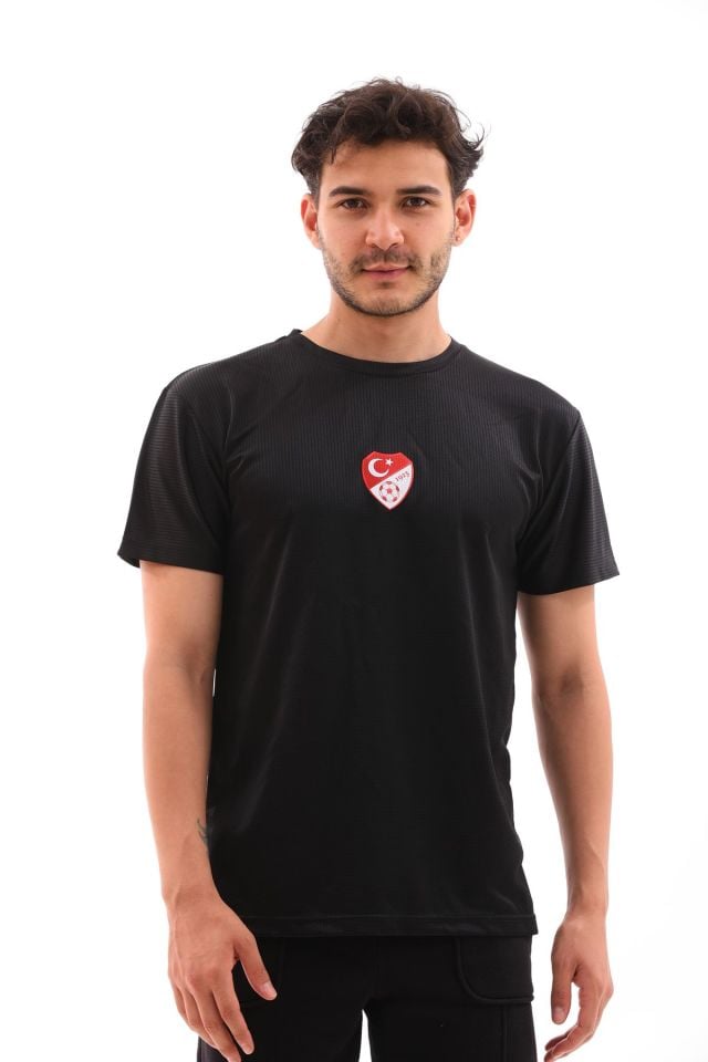 Siyah Hakem Antrenman Tişörtü, K0166 (Yağmur)