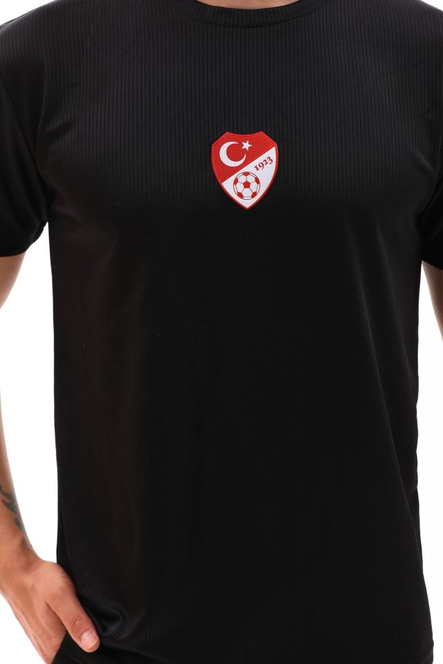 Siyah Hakem Antrenman Tişörtü, K0167 (Çizgili)