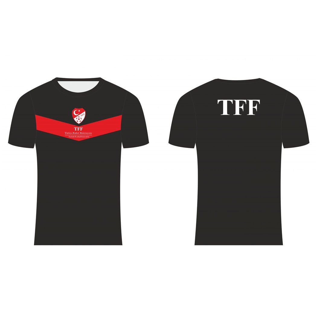 Siyah Hakem Antrenman Tişörtü, K0118