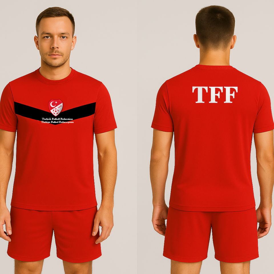Kırmızı Hakem Antrenman Tişörtü, K0119