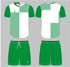 Sportech Yeşil-Beyaz Forma Takımı (TEK KELİME ISİM VE NUMARA YAZILIR) K0131
