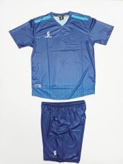 Sportech Lacivert-Turkuaz Forma Takımı K0138 (TEK KELİME ISİM VE NUMARA YAZILIR)