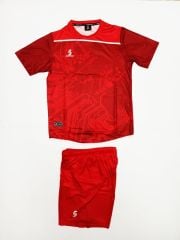 Sportech Kırmızı-Beyaz Forma Takımı K0130 (TEK KELİME ISİM VE NUMARA YAZILIR)
