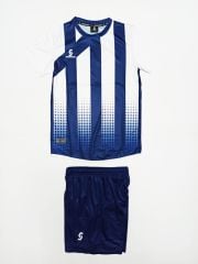 Sportech Lacivert-Beyaz Forma Takımı (İsim Yazılır) K0139