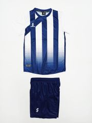 Sportech Lacivert-Beyaz Forma Takımı (İsim Yazılır) K0139