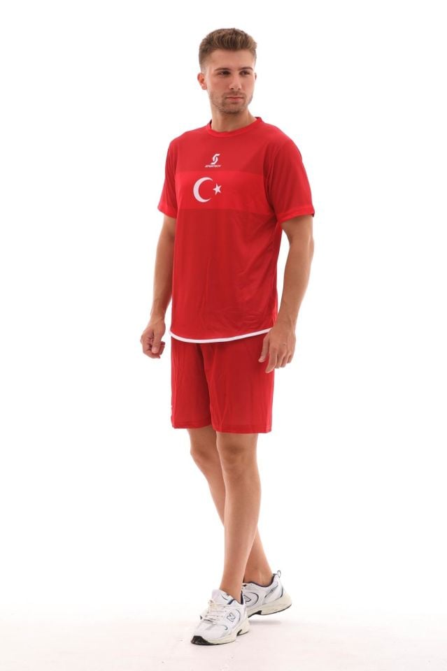 K0141 TÜRKİYE MİLLİ TAKIM FORMASI KIRMIZI (TEK KELİME ISİM VE NUMARA YAZILIR)