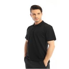 K0120 Polo Yaka Tişört, Siyah