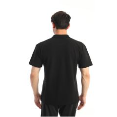 K0120 Polo Yaka Tişört, Siyah