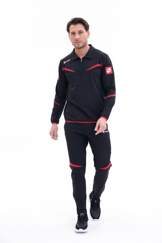 Eşofman Takımı, Lotto SUİT TEAM ANT PL BLACK/RED, N8162
