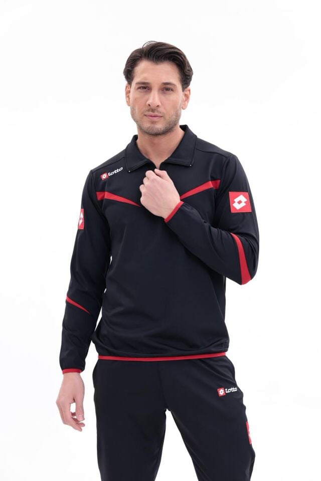 Eşofman Takımı, Lotto SUİT TEAM ANT PL BLACK/RED, N8162