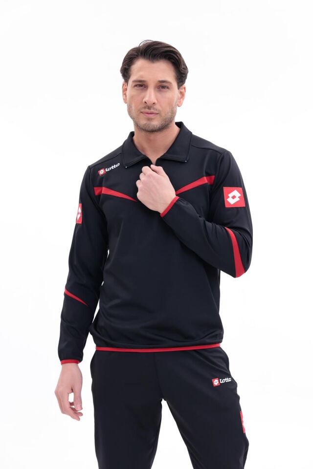 Eşofman Takımı, Lotto SUİT TEAM ANT PL BLACK/RED, N8162