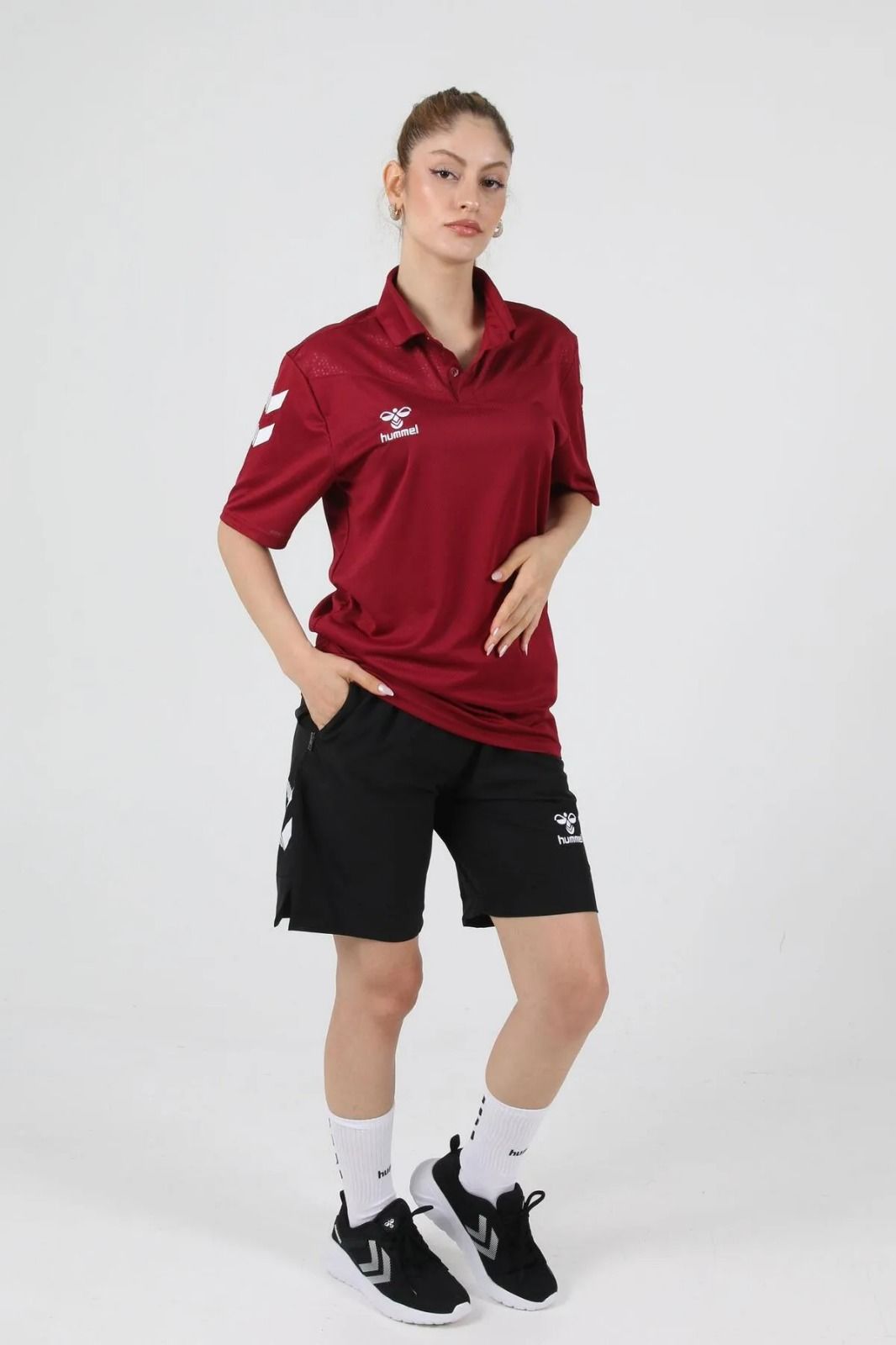 Hummel Oregon Kamp Tişört Bordo