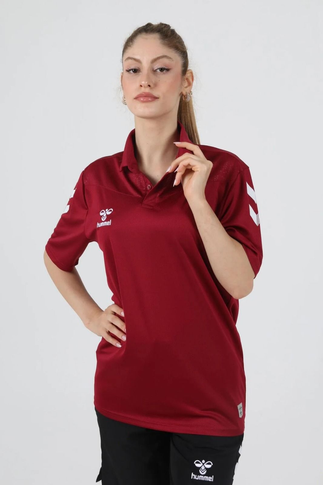 Hummel Oregon Kamp Tişört Bordo