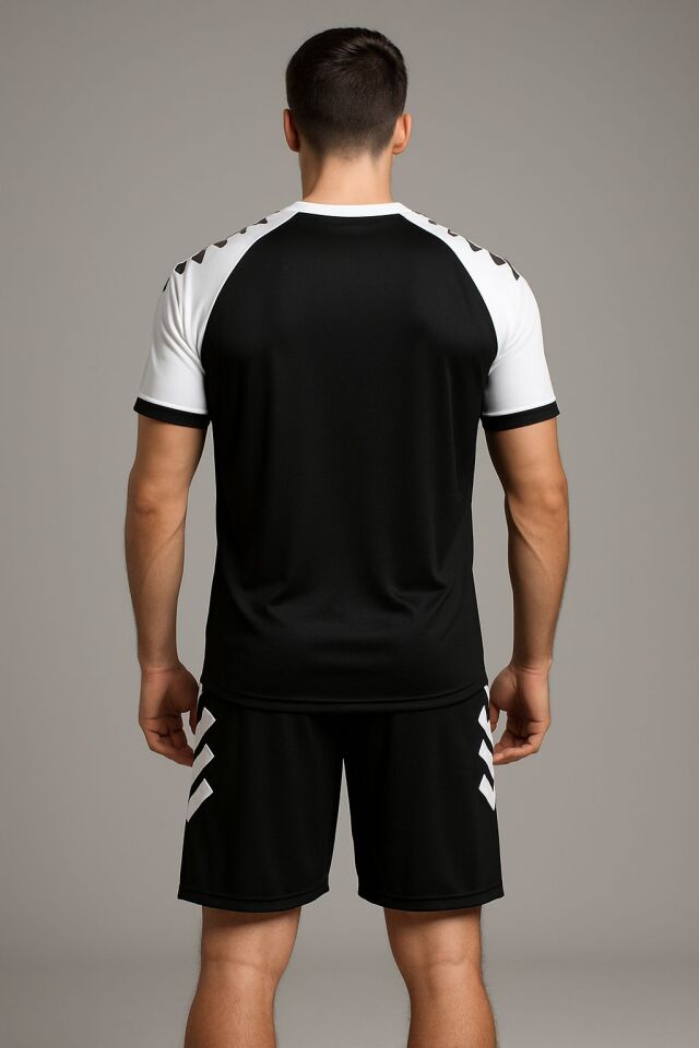 Sportech Siyah-Beyaz Forma Takımı (İsim ve Numara Yazılır) K0175