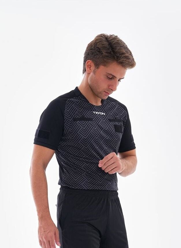 TRYON Hakem Forma, Kısa Kol, Siyah 1018050