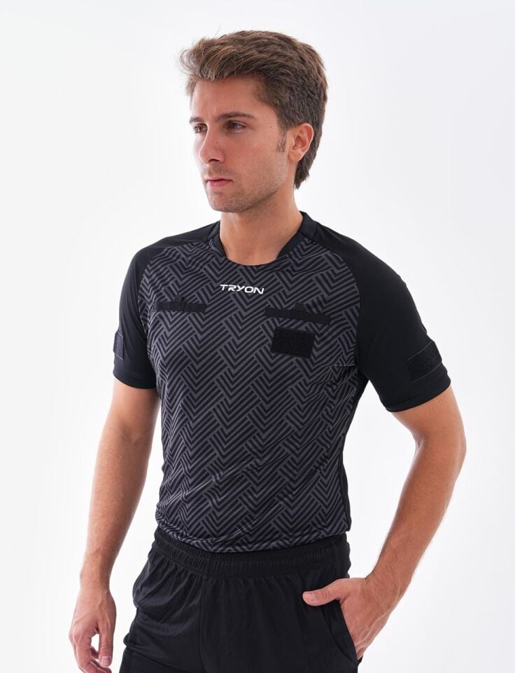 TRYON Hakem Forma, Kısa Kol, Siyah 1018050