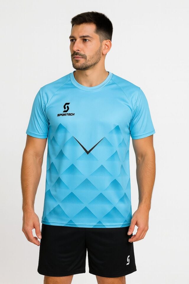 Sportech Türkuaz Forma Takımı (İsim Yazılır) K0148