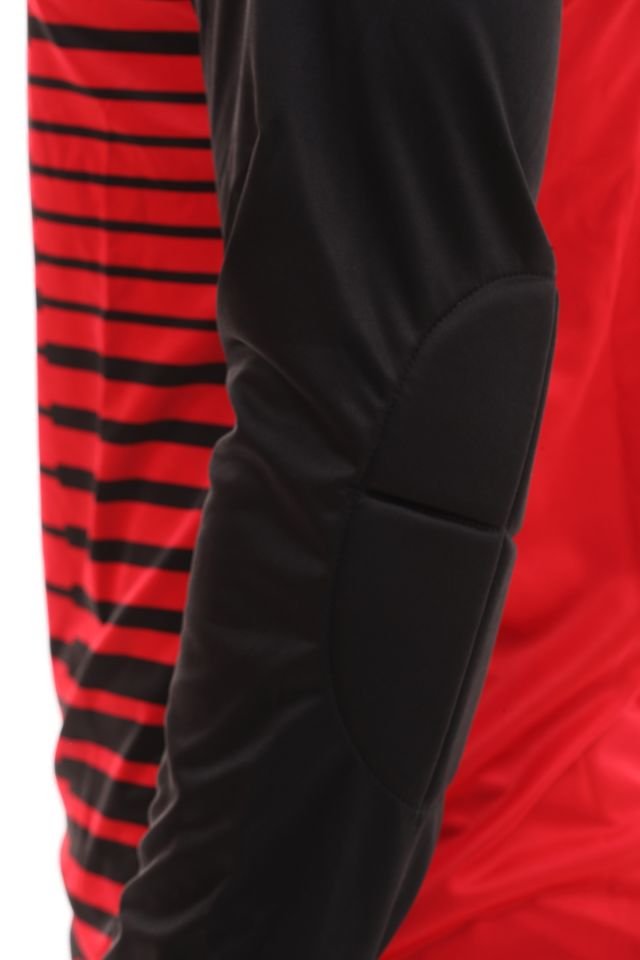 Sportech Sünger Destekli Kaleci Forma Takımı, Kırmızı-Siyah K0142
