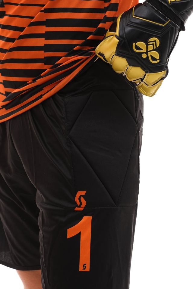 Sportech Sünger Destekli Kaleci Forma Takımı, Turuncu-Siyah K0143