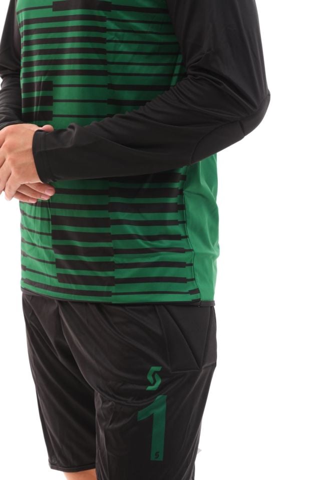 Sportech Sünger Destekli Kaleci Forma Takımı, Yeşil-Siyah K0145