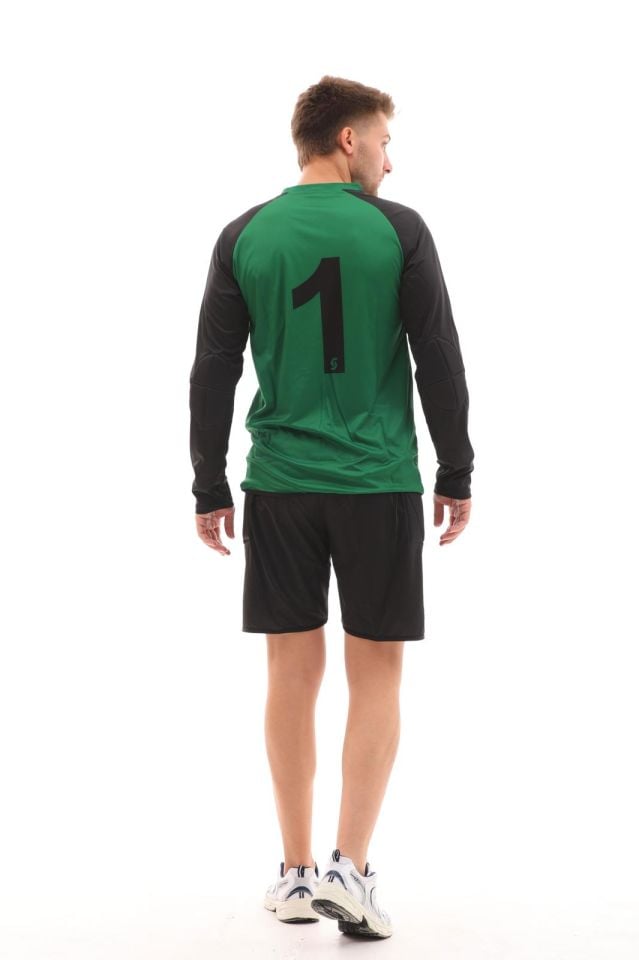 Sportech Sünger Destekli Kaleci Forma Takımı, Yeşil-Siyah K0145