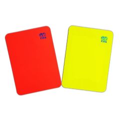 Fifa Baskılı Kalın Sarı Kırmızı Kart (Kurşun Kalem ile Yazılır, Silinir)