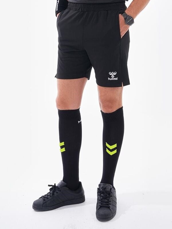 HUMMLE TFF HAKEM MAÇ ÇORABI SİYAH-NEON SARI