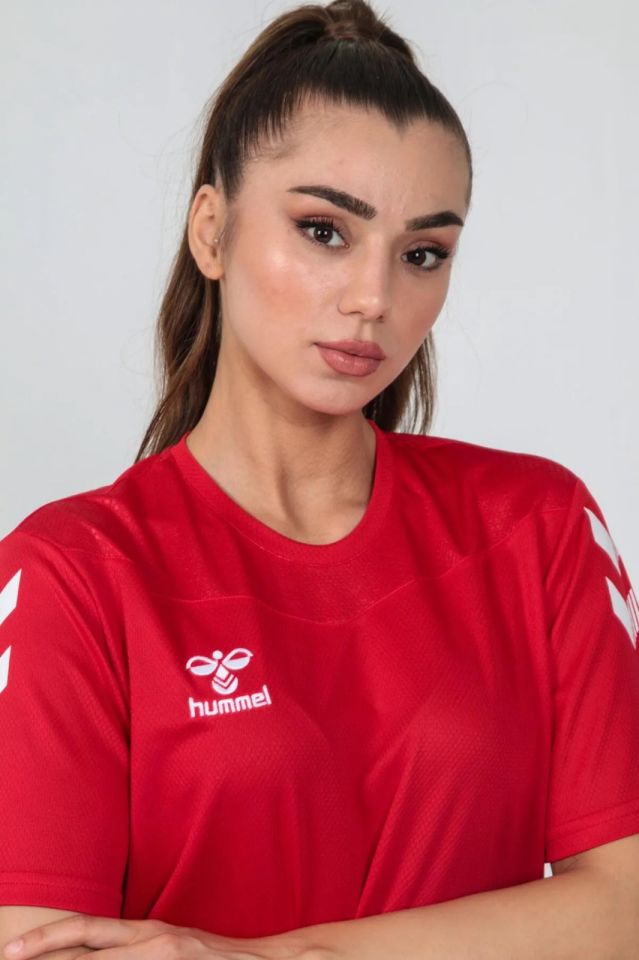 Hummel Oregon Antrenman Tişört Kırmızı