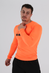 Diadora  Soloben - Erkek Uzun Kollu Turuncu İçlik