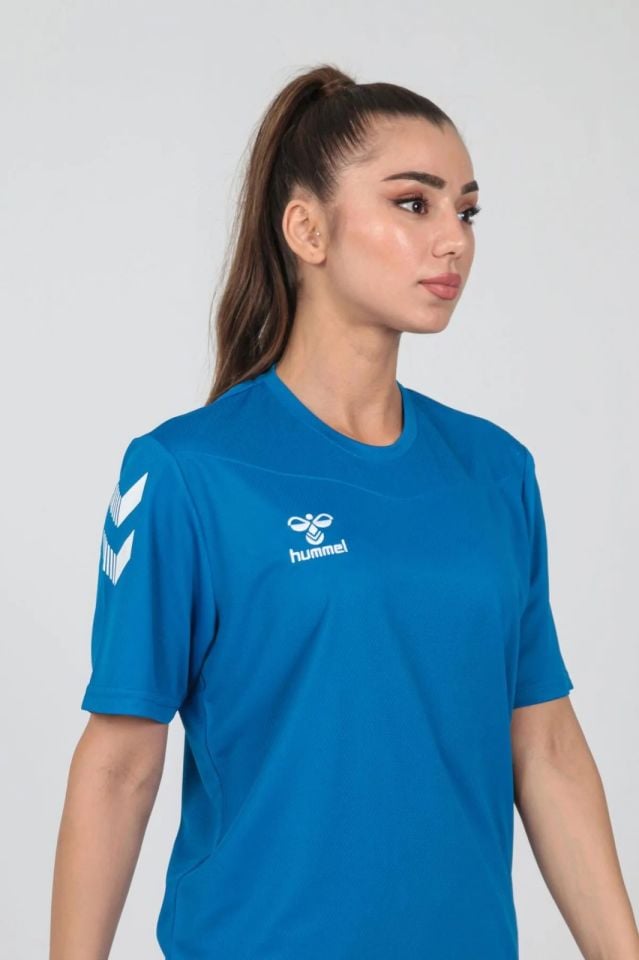 Hummel Oregon Antrenman Tişört Saks Mavi